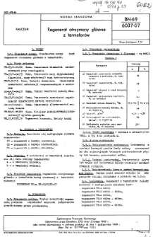 Regenerat otrzymany głównie z termoforów BN-69/6037-07