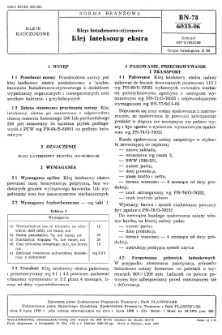 Kleje butadienowo-styrenowe - Klej lateksowy ekstra BN-78/6033-06