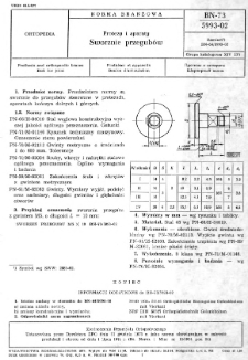 Protezy i aparaty - Sworznie przegubów BN-73/5993-02