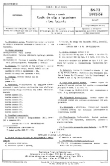 Protezy i aparaty - Kostki do stóp z łącznikiem i bez łącznika BN-73/5993-04