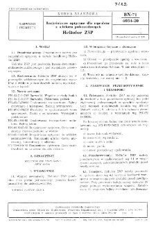 Rozjaśniacze optyczne dla wyrobów z włókien poliamidowych - Heliofor ZSP BN-71/6054-20