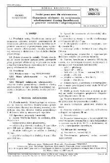 Środki pomocnicze dla włókiennictwa - Oznaczanie zdolności do zwiększania włoskowatości tkaniny bawełnianej w procesie warzenia i obgotowywania BN-76/6060-15