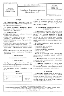 Utwardzacze do tworzyw sztucznych - Utwardzacz AG BN-69/6065-05