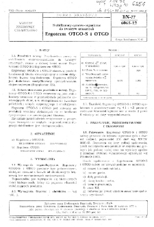 Stabilizatory cynowo-organiczne do tworzyw sztucznych - Ergoterm OTGO-S i OTGO BN-77/6065-12