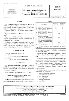 Stabilizatory barowo-kadmowe do tworzyw sztucznych - Ergoterm LBK-11 i SBK-11 BN-79/6065-15