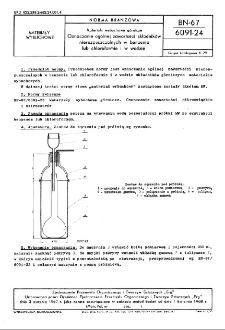 Materiały wybuchowe górnicze - Oznaczanie ogólnej zawartości składników nierozpuszczalnych w benzenie lub chloroformie i w wodzie BN-67/6091-24