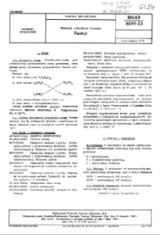 Materiały wybuchowe kruszące - Pentryt BN-69/6091-33