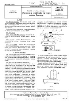 Materiały wybuchowe inicjujące - Oznaczanie wrażliwości na tarcie metodą Koenena BN-70/6092-02
