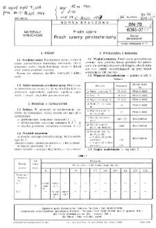 Prochy czarne - Proch czarny pirotechniczny BN-79/6093-07