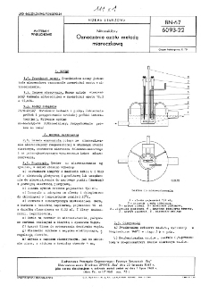 Nitrocelulozy - Oznaczanie azotu metodą miareczkową BN-67/6093-22