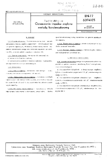 Zapalniki elektryczne - Oznaczanie impulsu zapłonu metodą kondensatorową BN-77/6094-05