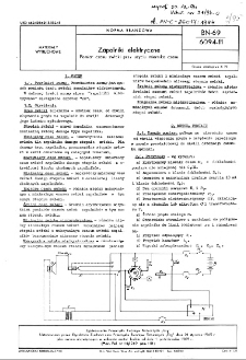 Zapalniki elektryczne - Pomiar czasu zwłoki przy użyciu miernika czasu BN-69/6094-11