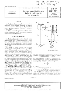 Górnicze zapalniki elektryczne - Badanie odporności na złamanie BN-89/6094-43/44