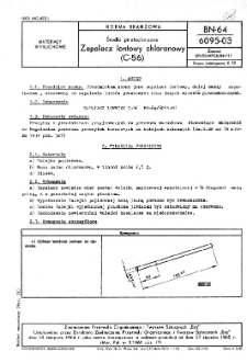Środki pirotechniczne - Zapalacz lontowy chloranowy (C-56) BN-64/6095-03