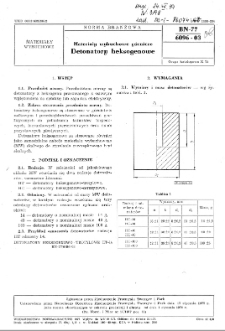 Materiały wybuchowe górnicze - Detonatory heksogenowe BN-77/6096-03