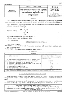 Trójnitrorezorcyna do wyrobu materiałów wybuchowych inicjujących BN-66/6099-04