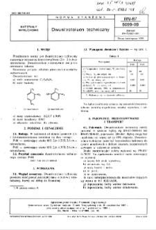 Dwunitrotoluen techniczny BN-87/6099-09