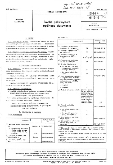 Emalie poliwinylowe ogólnego stosowania BN-74/6115-16