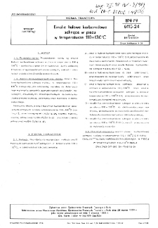 Emalie ftalowe karbamidowe schnące w piecu w temperaturze 110÷130°C BN-79/6115-24