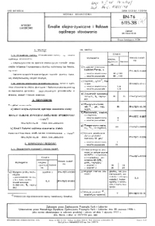 Emalie olejno-żywiczne i ftalowe ogólnego stosowania BN-76/6115-38