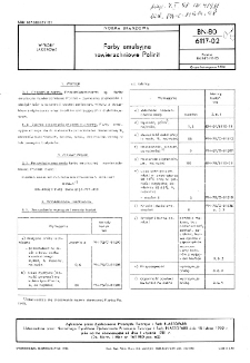 Farby emulsyjne nawierzchniowe Polinit BN-80/6117-02