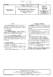 Rozcieńczalniki do ftalowych wyrobów lakierowych - Wymagania wspólne BN-67/6118-28