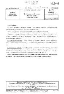 Syntetyczne środki piorące - Płynne środki - Pobieranie próbek BN-75/6142-01 Arkusz 04