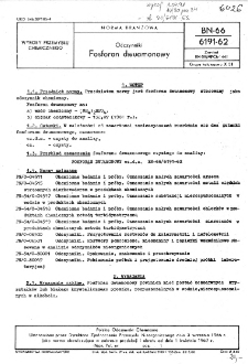 Odczynniki - Fosforan dwuamonowy BN-66/6191-62