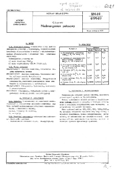 Odczynniki - Nadmanganian potasowy BN-69/6191-89