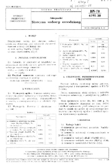 Odczynniki - Siarczan sodowy uwodniony BN-78/6191-38