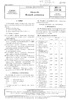 Odczynniki - Bromek potasowy BN-73/6191-40