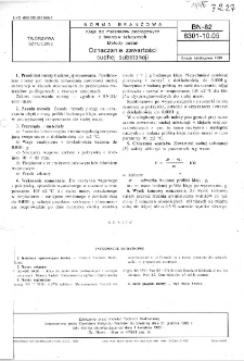 Kleje do materiałów podłogowych z tworzyw sztucznych - Metody badań - Oznaczanie zawartości suchej substancji BN-82/6301-10.05