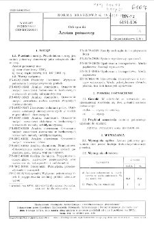 Odczynniki - Azotan potasowy BN-72/6191-106