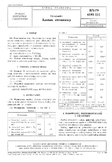 Odczynniki - Azotan strontowy BN-79/6191-111