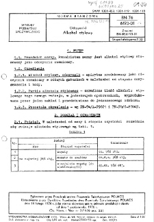 Odczynniki - Alkohol etylowy BN-76/6193-01