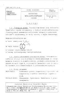 Odczynniki - Beta-metylonaftalen czysty BN-69/6193-06