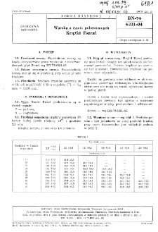 Wyroby z żywic poliestrowych - Krążki Estral BN-74/6331-04