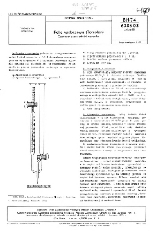 Folia wiskozowa (Tomofan) - Oznaczanie zawartości mocznika BN-74/6385-03 Arkusz 06