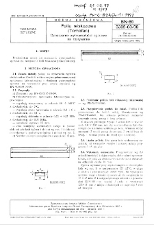 Folia wiskozowa (Tomofan) - Oznaczanie wytrzymałości zgrzewu na rozrywanie BN-86/6385-03/08