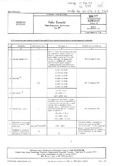 Folia Estrofol - Charakterystyka techniczna folii ET BN-77/6392-01 Arkusz 12
