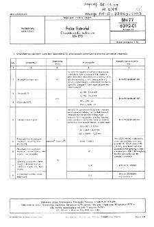 Folia Estrofol - Charakterystyka techniczna folii ETS BN-77/6392-01 Arkusz 14