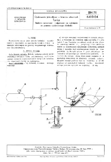 Opakowania jednostkowe z tworzyw sztucznych - Torby - Badanie szczelności i odporności na pęknięcia za pomocą zwiększonego ciśnienia BN-71/6410-04