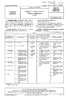 Opakowania z tworzyw sztucznych - Główki opakowań - Podział BN-71/6410-07