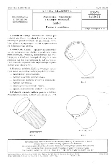 Opakowania jednostkowe z tworzyw sztucznych - Kubki - Podział i określenia BN-74/6410-11