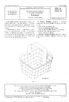 Opakowania jednostkowe z tworzyw sztucznych - Łubianki - Podział i określenia BN-74/6410-12
