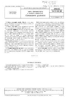 Taśmy samoprzylepne z tworzyw sztucznych - Oznaczanie grubości BN-80/6419-05.06