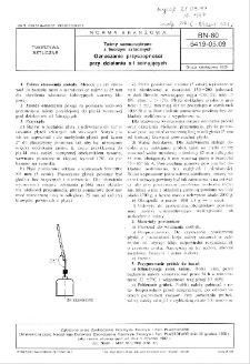 Taśmy samoprzylepne z tworzyw sztucznych - Oznaczanie przyczepności przy działaniu sił ścinających BN-80/6419-05.09