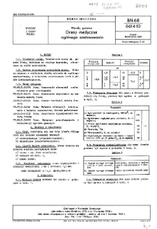 Wyroby gumowe - Dreny medyczne ogólnego zastosowania BN-68/6614-10