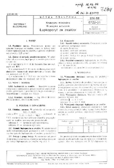 Kruszywa mineralne - Kruszywa sztuczne - Łupkoporyt ze zwałów BN-88/6722-01