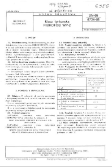 Masa tynkarska FIBROFOB WP-2 BN-89/6734-08